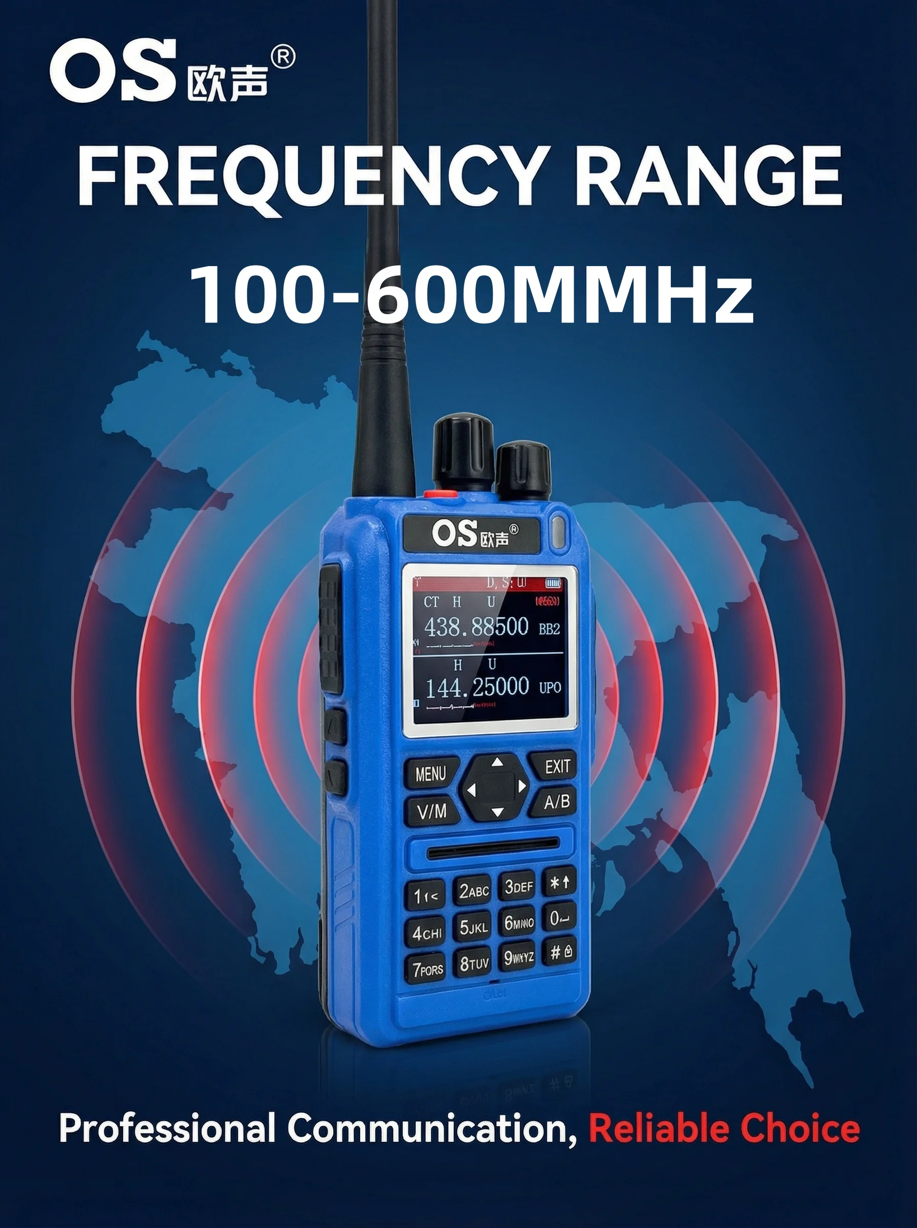Pełnozakresowa krótkofalówka OS-DMR 8900UV Ładowarka typu C Radio dwukierunkowe dalekiego zasięgu 10 W 199 kanałów Redukcja szumów DTMF Awaryjne radio amatorskie