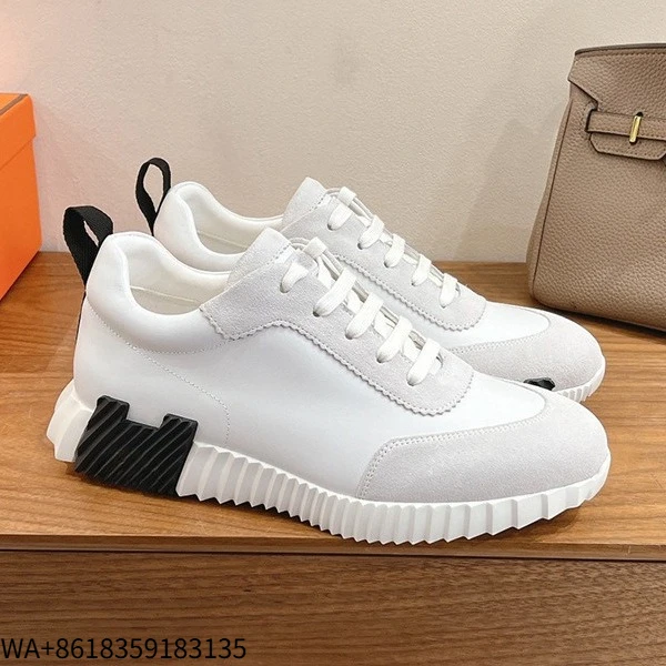 2026 Spring New Unisex Women Men Genuine Leather Slip on Running Shoes Fashion Casual Versatile Sport Sneakers for Walking Gym