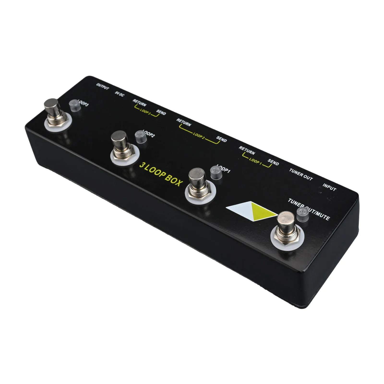 Diskreter Stimmgerät, Stummschalter, Gitarren-Loop-Pedal, geschichtete Klangkappen, leistungsstarke Funktionen, Aufnahme mit drei Loops