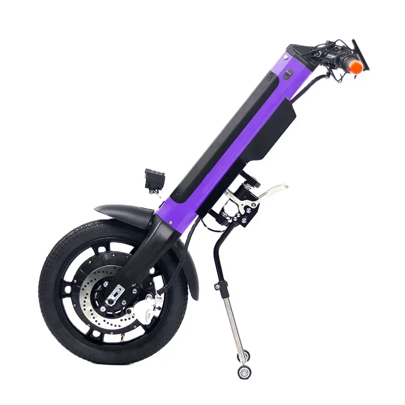 800W Mountain Cycling Rough Road WheelX Bike Electric Handcycle Mountain Trike Motor Power Walker Rollator