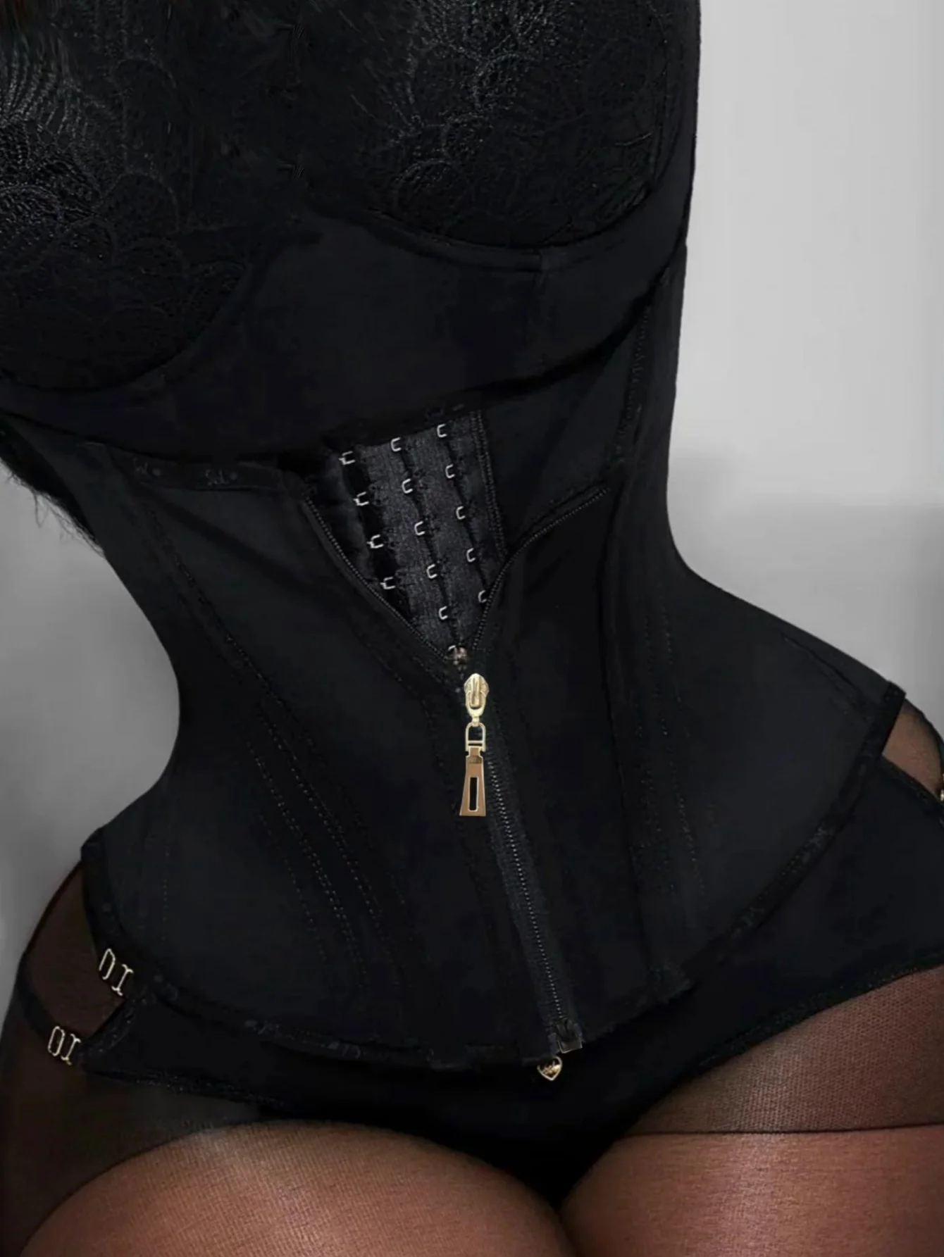 Faja Moldeadora Colombiana para Mujer, Cinturilla Reductora con Cierre, para Adelgazar y Moldear la Cintura