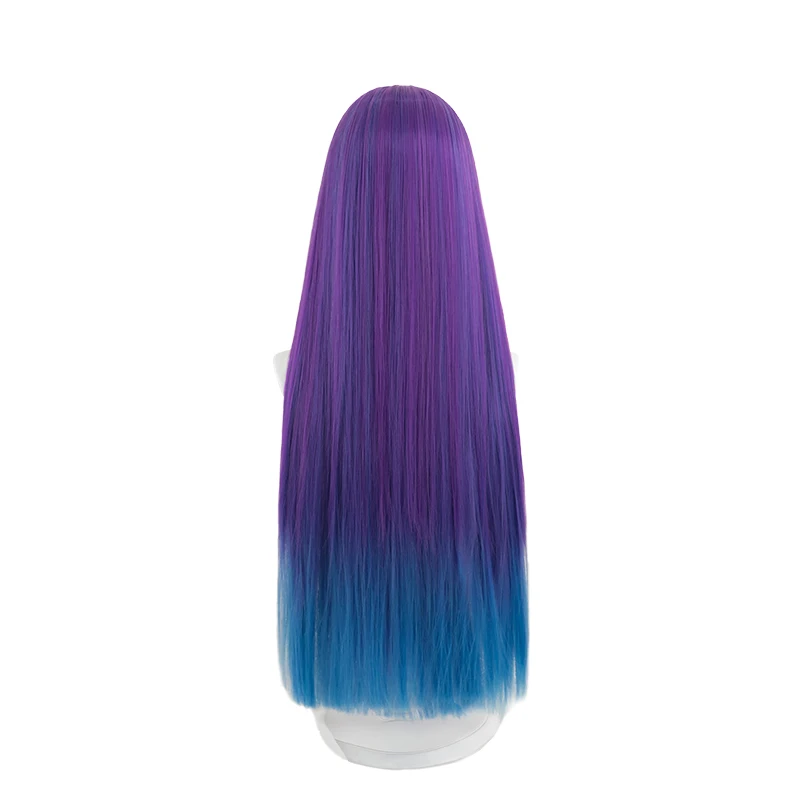 ROLECOS Spiel LOL Spirit Blossom Irelia Cosplay Perücke 80 cm Gemischte Farbe Lange Gerade Frauen Perücken Hitzebeständige Synthetische Haar