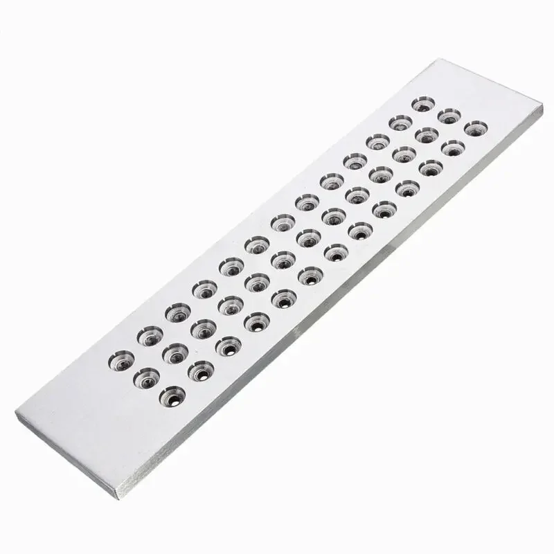 39-hole new listing square drawing board tungsten carbide wire drawing board for jewelry making 0.26-2.80mm round holes