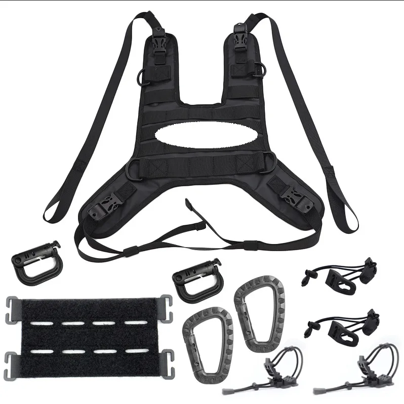 Universal Fuel Tank Vest Set Rider Motorcycle Travel Equipment Fuel Tank Bag Molle System Fuel Tank Anti-scratch Vest Set view 5