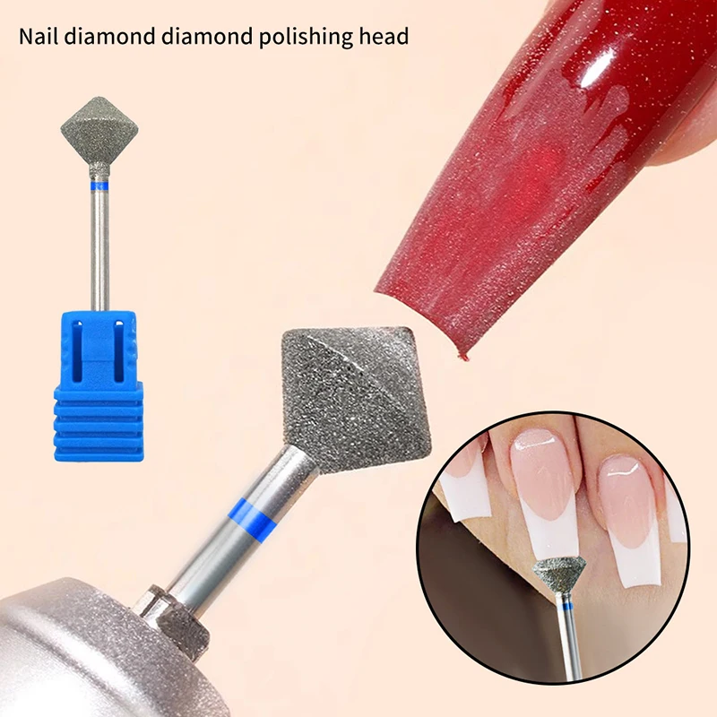 Diamond Nail Drill Bits Rotary Cuticle Clean Burr 3/32