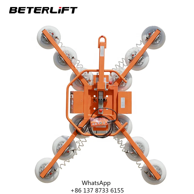 Shangdong Blift CE Laser Sheet Metal Vacuum Suction Cup Lifter Panel Lifter Heavy Duty Loading