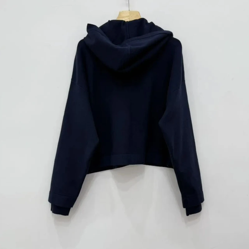 2025 Giacca da tasca alla moda a maniche lunghe con cerniera nuova giacca di jeans da donna autunno e inverno