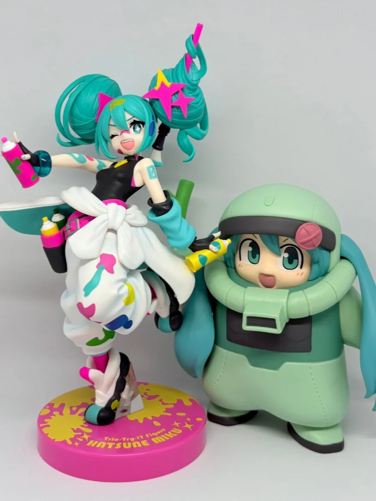 在庫ありオリジナル-furyu-初音ミク-trio-try-it-フィギュアペイントガールアニメフィギュア-19-センチメートル本物のモデルコレクションクリスマスギフト