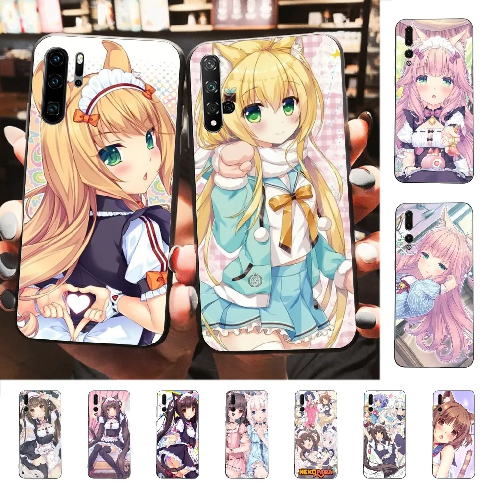 

Cartoon Nekopara Phone Case For Huawei P 8 9 10 20 30 40 50 Pro Lite Psmart Honor 10 Lite 70 Mate 20lite