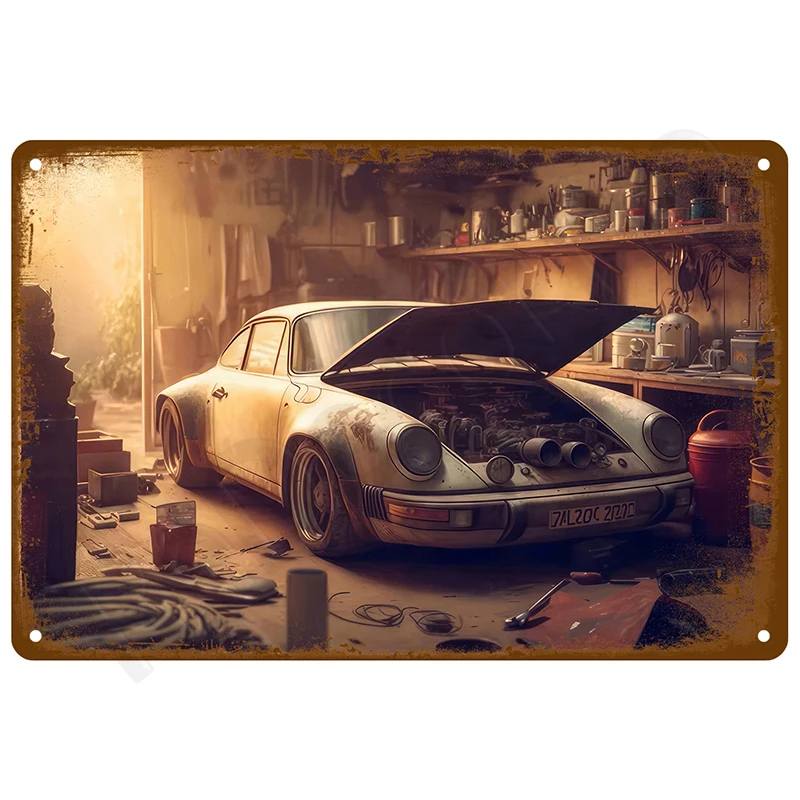 Metall Zeichen Zimmer Vintage Metall Platte Hause Dekoration Luxus Wand Dekor Artikel Kunst Wand Bar Retro Platten Zinn Zeichen Poster Mann Höhle – Detail 4