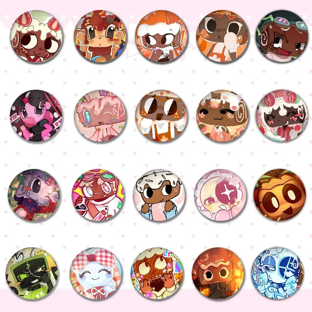 Game F-Figure C-Cosmo Abzeichen Runde Brosche Niedliche Cartoon-Idol-Cosplay-Abzeichen DIY Rucksack Kleidung Schmuck Anstecknadeln