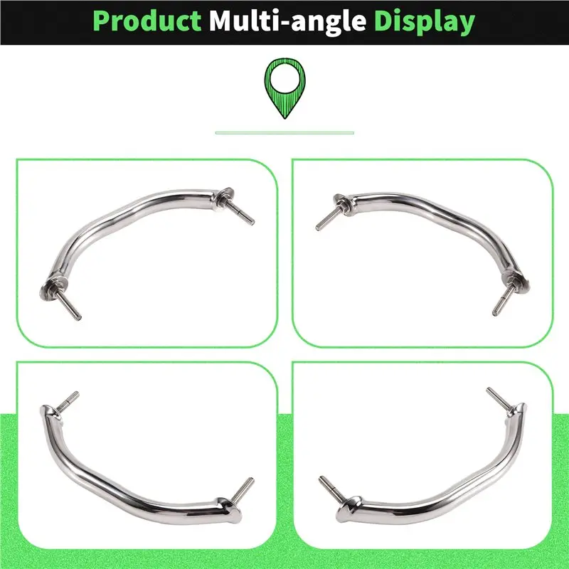 Boat RV Handrail Grab Handlebar Trailer Handlebar For Motor Home RV Trailer