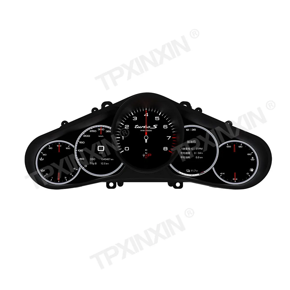 For Porsche Cayenne 2010-2016 Car LCD Dashboard Digital Cluster Virtual Cockpit Instrument Speedometer Multifunctional