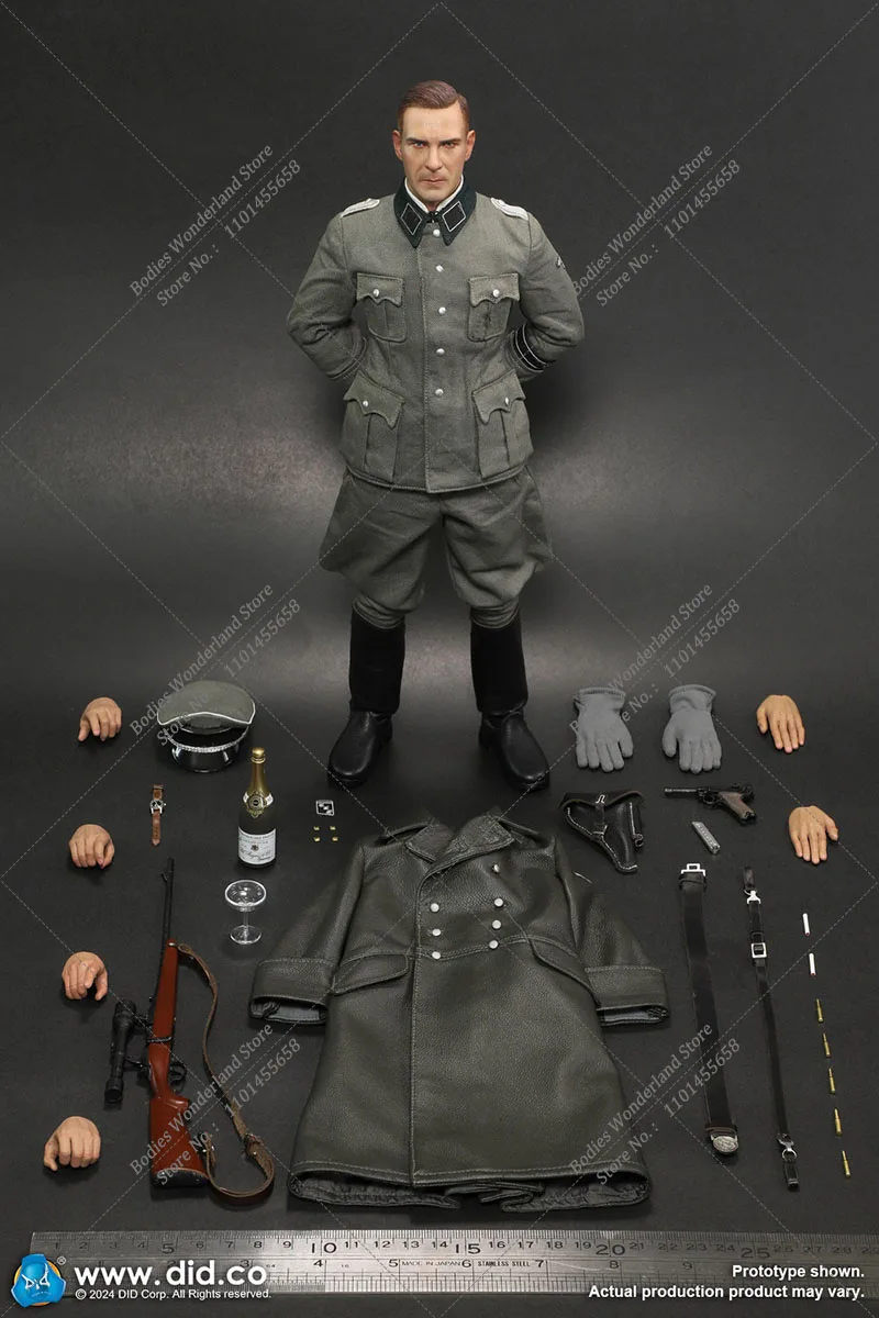 Figura de acción de soldado masculino, modelo de juguete coleccionable, Comandante Mayor Militar, segundo oficial, 12 pulgadas, DID D80178, escala 1/6