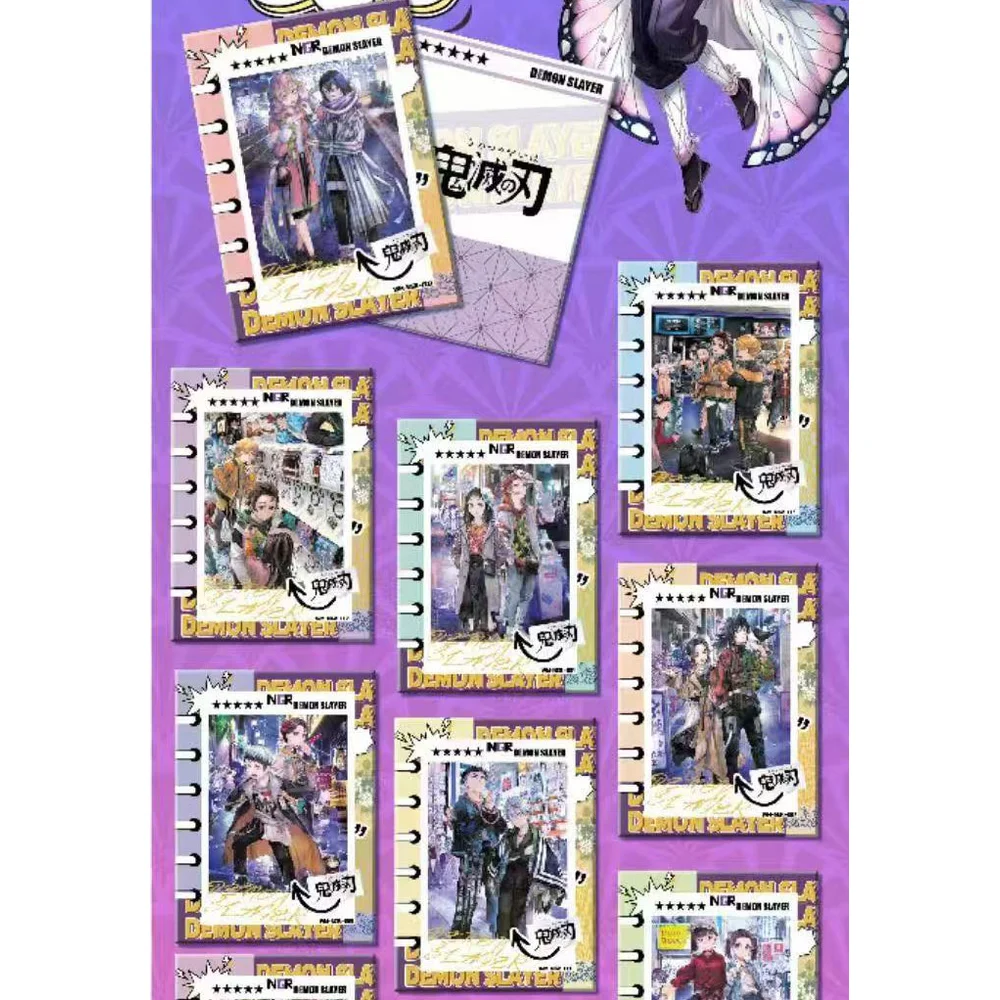 ใหม่ 4 กล่อง Demon Slayer คอลเลกชันการ์ด Booster กล่องอะนิเมะงานอดิเรกเกม Trading Card Doujin Booster กล่องของเล่นของขวัญ