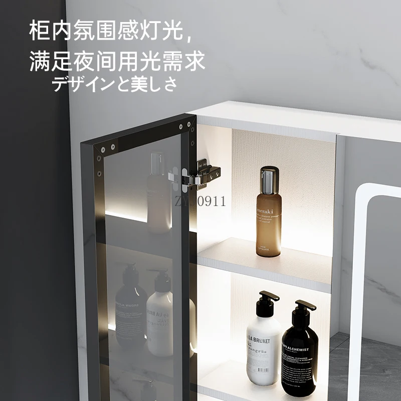 Mobile da bagno Lavabo Lavabo Mobile da bagno Rovere inossidabile Solo resistente all'umidità