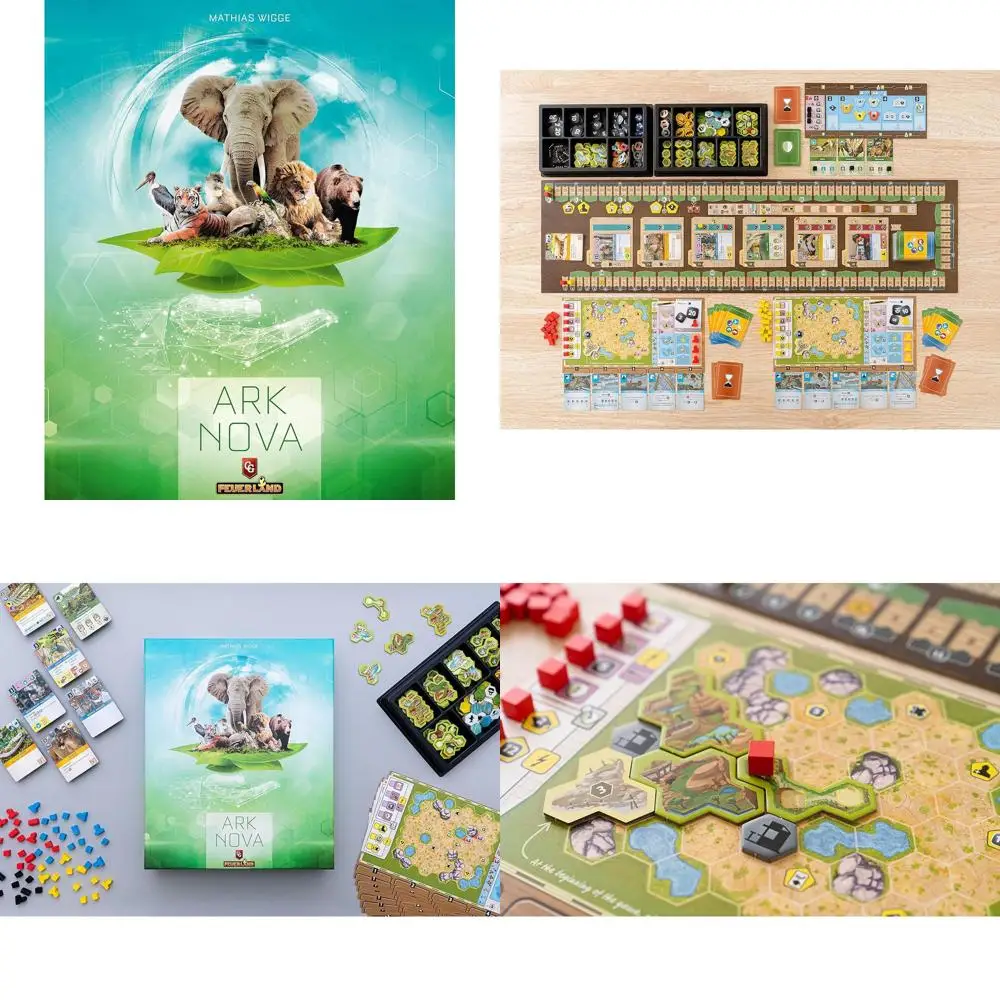 

Ark Nova: Настольная игра для создания стратегических карт для 1-4 игроков, время воспроизведения 90–150 минут