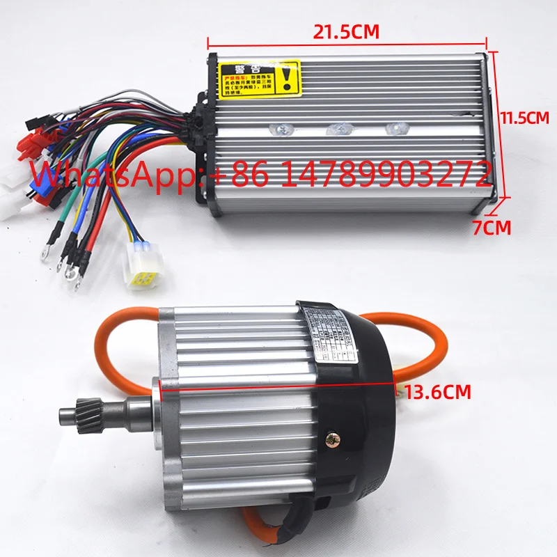 48V 60V 72V 1.8KW Permanent Magnet Sine Wave Brushless Controller For Electric Tricycle Vehicle