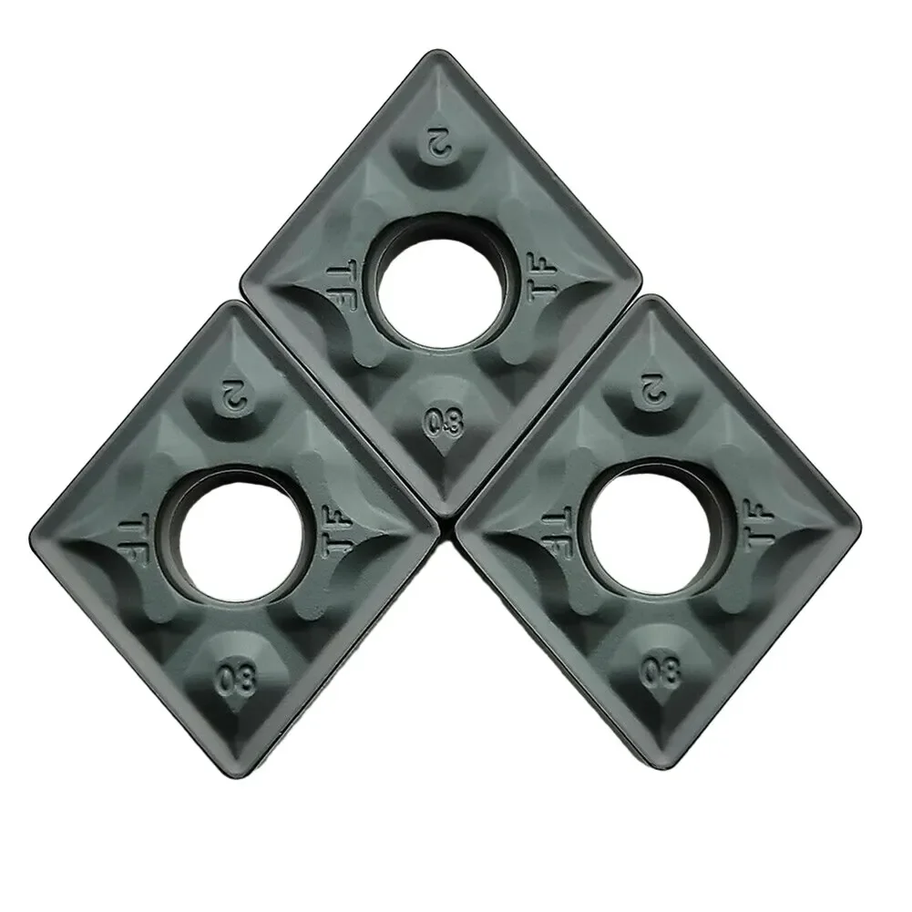 10pcs CNMG120408 TF Inserts for CNC Turning Tools Convenient Replacement Excellent Performance Even in Dirty Environments