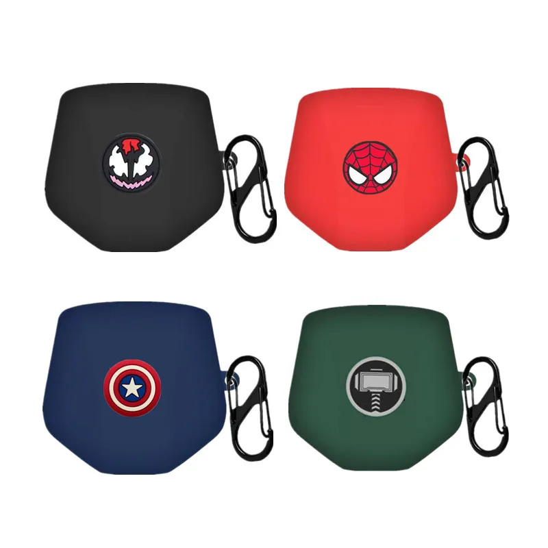 Beast Kingdom Marvel Earphone Case for Lenovo GM2 Pro Cartoon Silicone Wireless Bluetooth Earbuds Protective Cover With Hook