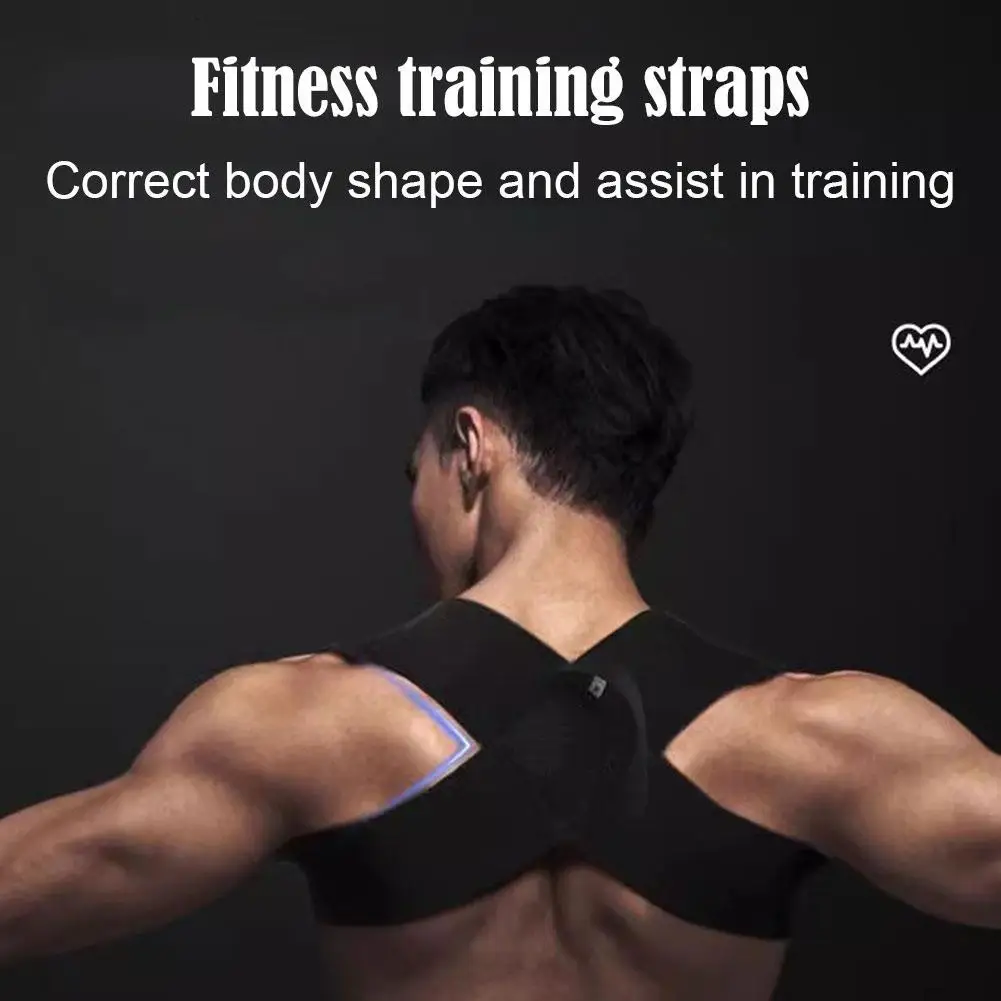 Fitness Training Straps Back Posture Corrector Brace Support Belt,Anti-Hunchback Support Belt for Sitting&Standing
