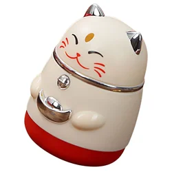 Decorative Toothpick Box Fortune Cat Adornment Desktop Toothpick Holder Toothpick Dispenser