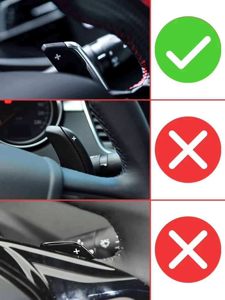 لبيجو 3008 2008 5008 508 308 208 GT SW عجلة توجيه سيارة التحول مجداف والعتاد المجاذيف DSG موسع ملصقات اكسسوارات السيارات #2