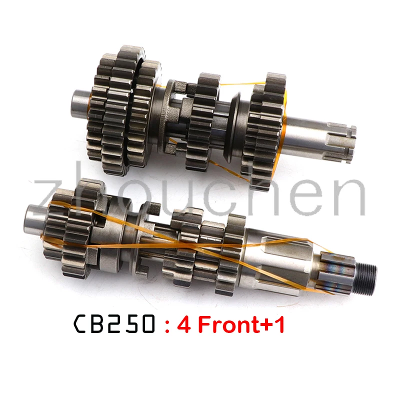 

1 Reverse Gear Transmission Gear Box CB250 Main Counter Shaft 4 Front For Jinling EGL Loncin 250CC Water Cooled Engine ATV QUAD