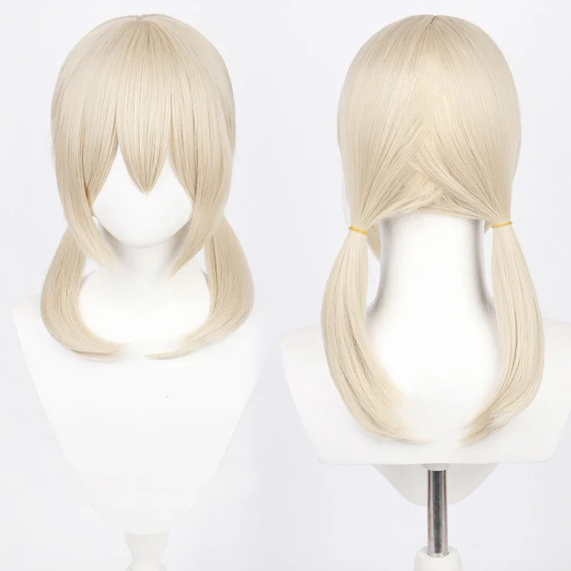 

Fashion Cute Girl Gold Wig Bar Nightclub Appointment Daily Wear Simulated Hair Anime Stage Performance Cosplay Full Wigs