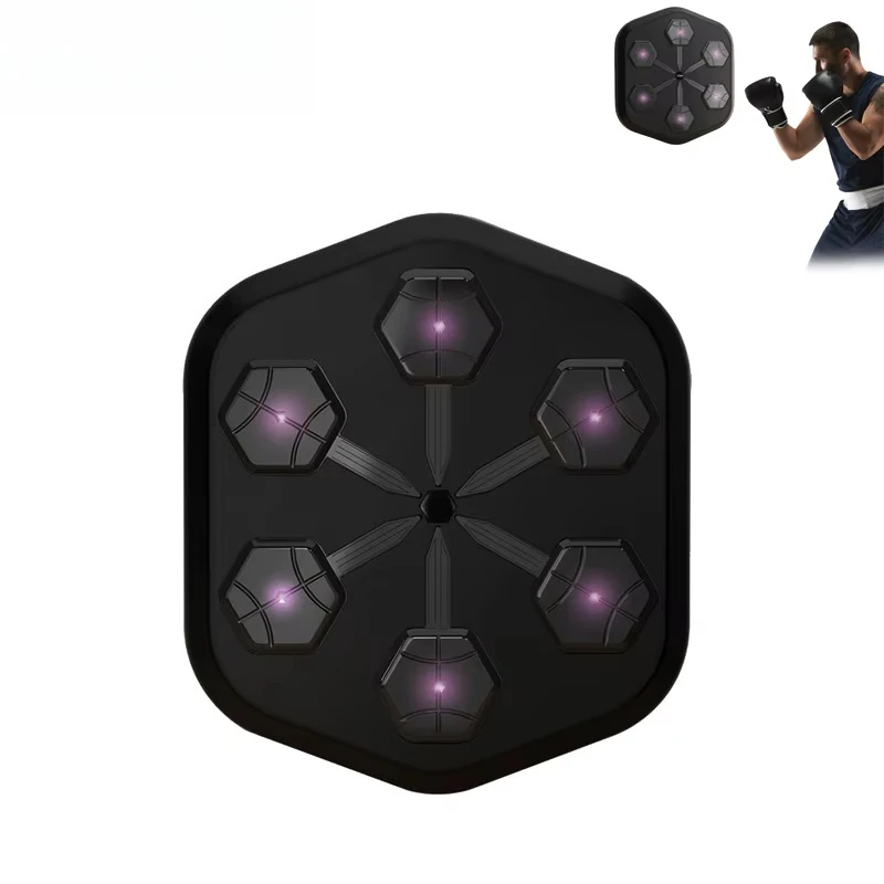 Topco high quality adult boxing wall target training music boxing target black and white intelligent music boxing machine