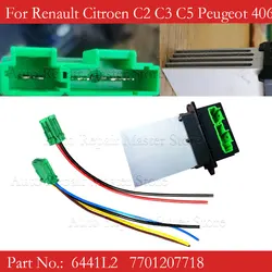 27150-ED70A 27150ED70A Blower Motor Heater Fan Resistor+Connector/Wire For Nissan Tiida Livina Citroen Peugeot Renault