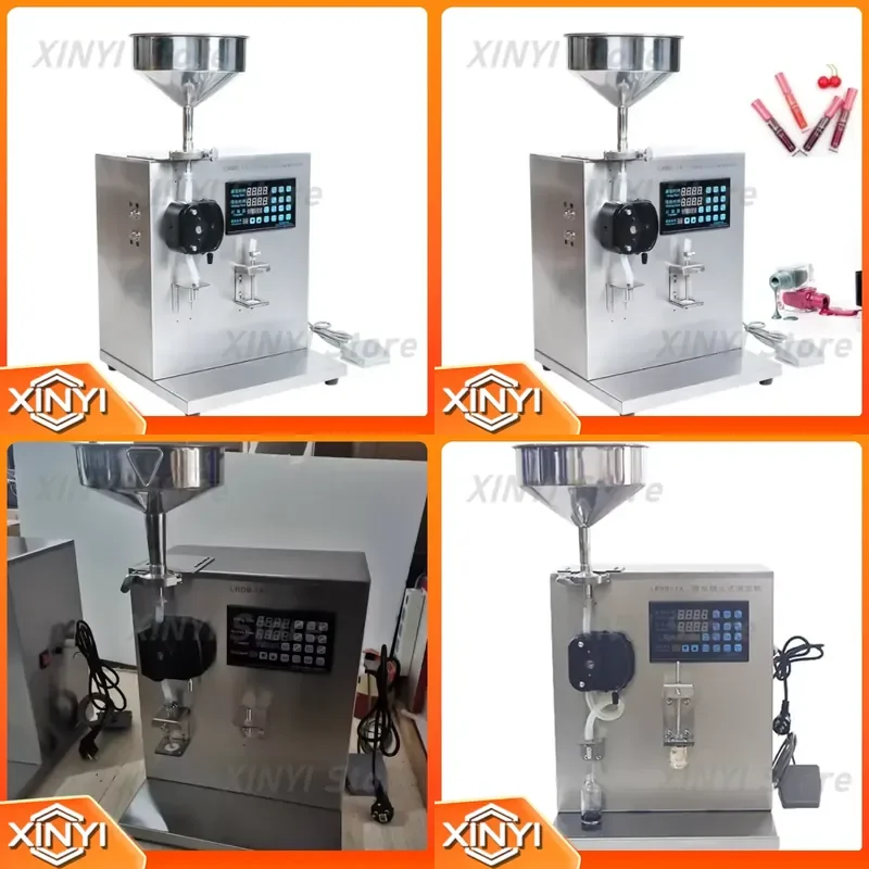 for Semi-automatic Single Nozzle Nail Polish Makeup Remover Peristaltic Pump Liquid Filling Machine