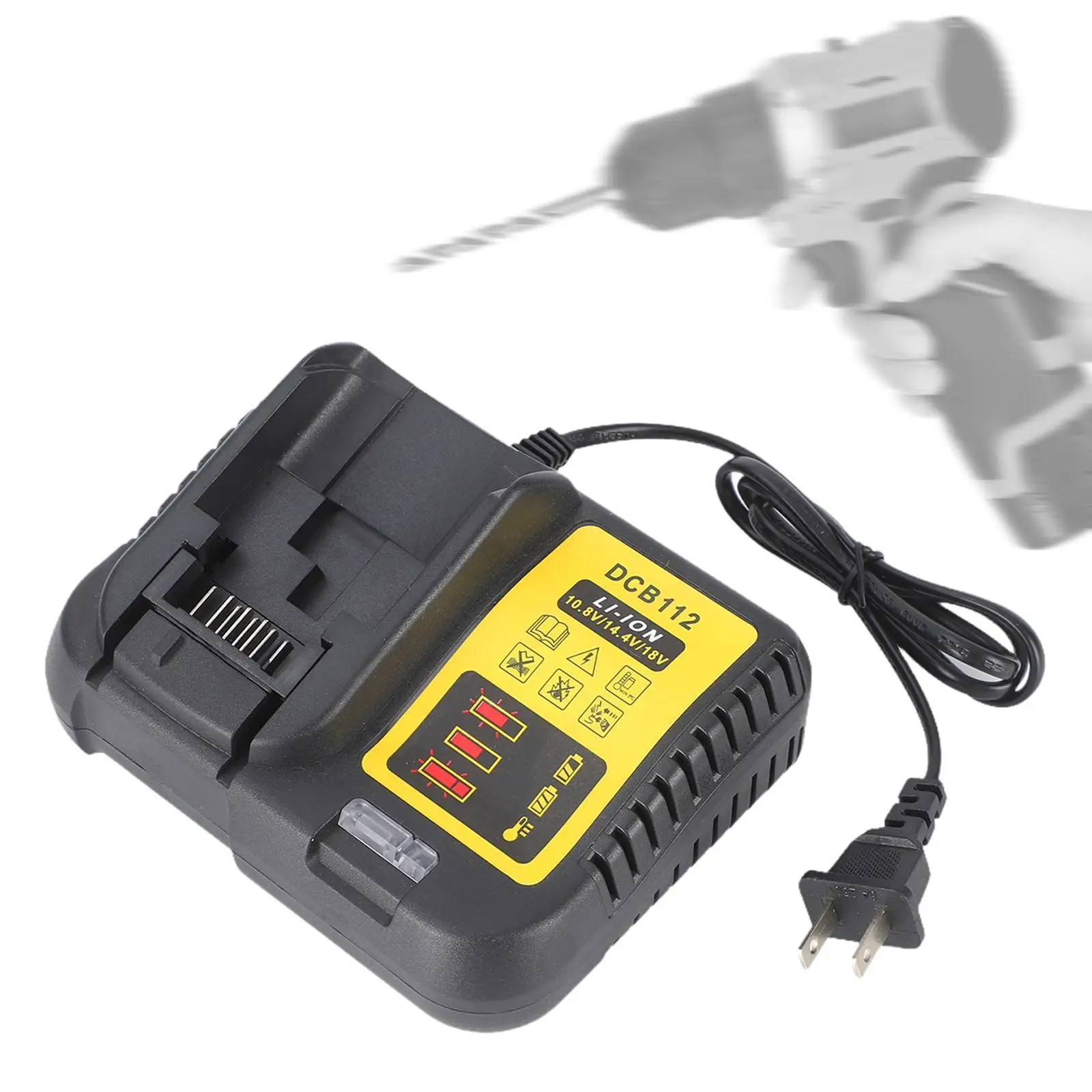 

Power Tool Battery Charging Cordless Tool Battery Pack Professional Fast Charging Performance Dcb112 Sturdy Wrench