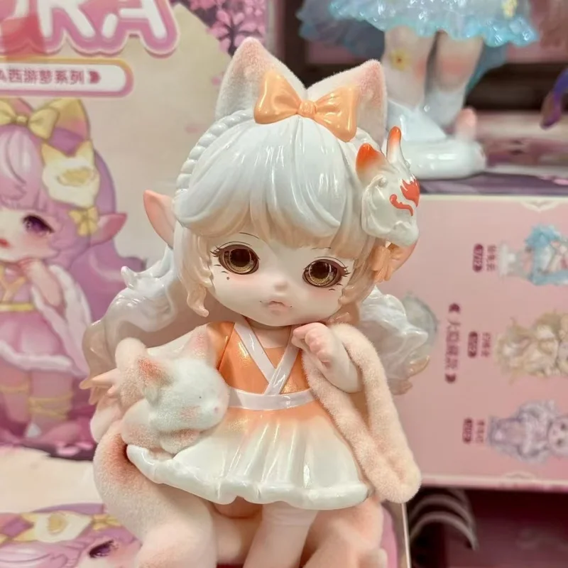 فلورا رحلة إلى الغرب حلم سلسلة العصرية صندوق أعمى غامض Kawaii عمل الشكل مفاجأة لطيف نموذج اللعب هدية عيد ميلاد