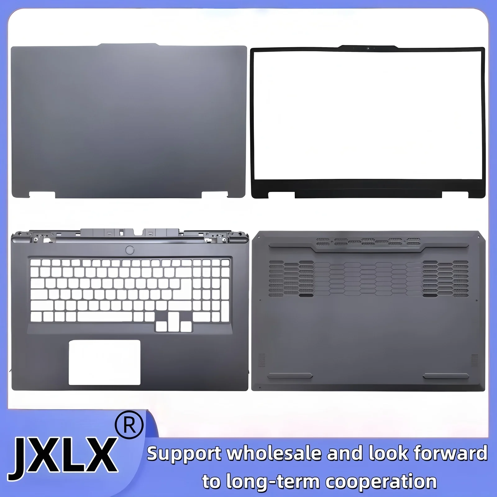 

JXLX® New For Lenovo LOQ 83JH 17IRX10 2025 Laptop LCD Back Cover Top Case/Front Bezel cover/Palmrest Cover/Bottom Base Cover