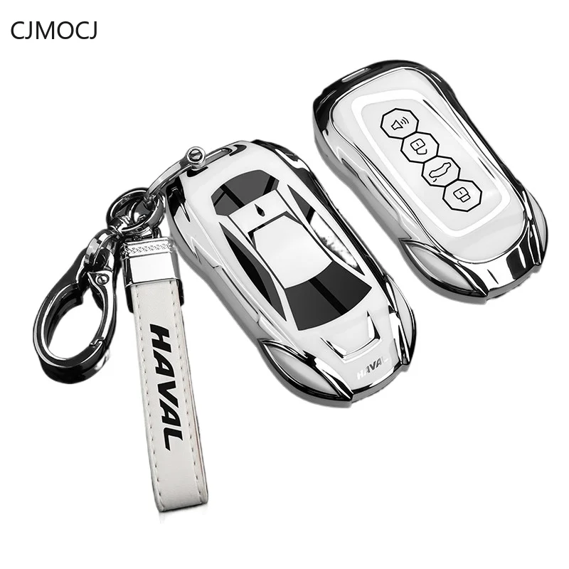 

Premium TPU Key Cover Case for Haval H6/Menglong/Big Dog/H9/Xiaolong Max/Shenshou/F7/Chitu/M6 (2024) - Protective Key Fob Shell