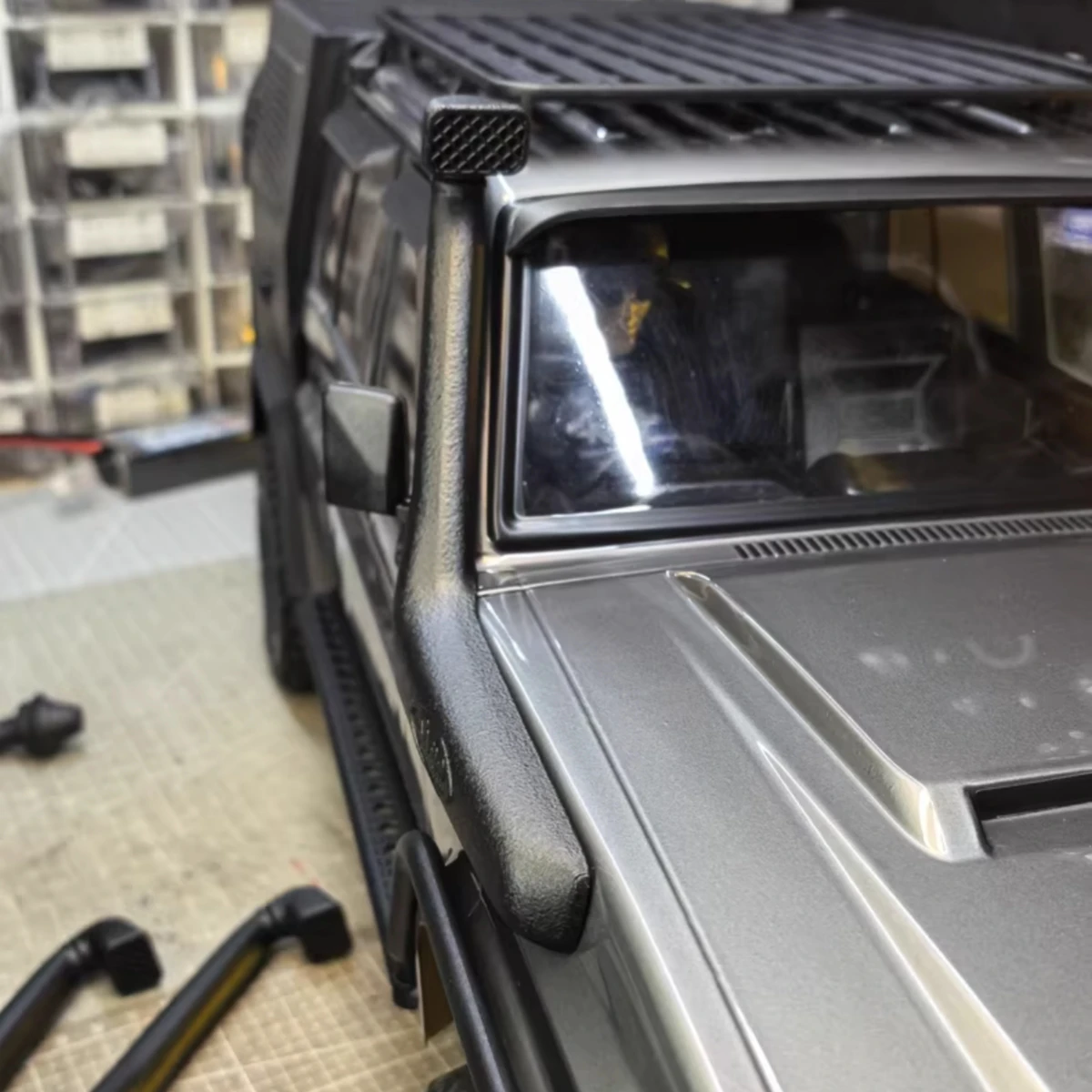 

3D-печатные шноркели для RGT 86160 LC79, подходят для радиоуправляемых краулеров масштаба 1/10, запчасть для тюнинга.