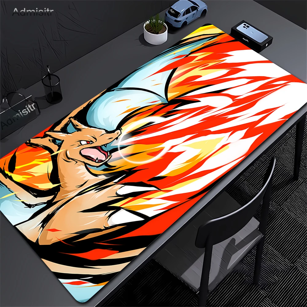 Kawaii P-pokemon Mousepad Table Playmat TCG CCG Mat Trading Card Game Mat Mouse Pad Gaming Play Mat Mousepad 35x60CM