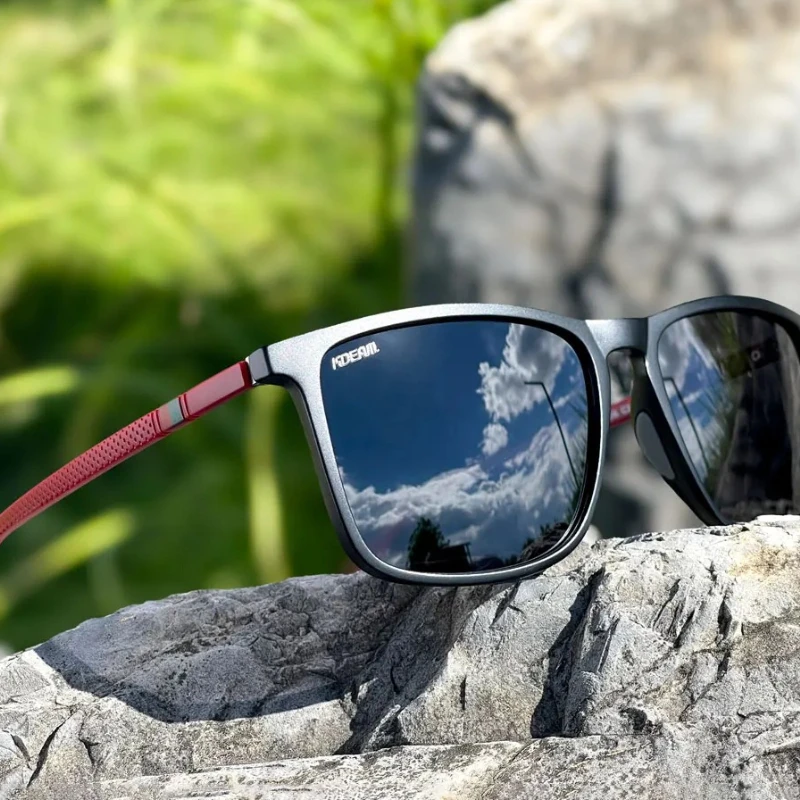Óculos de Sol Polarizados Extra Grandes KDEAM Tamanho XL para Homens, Óculos de Sol Fotocromáticos para Dirigir, Adequad