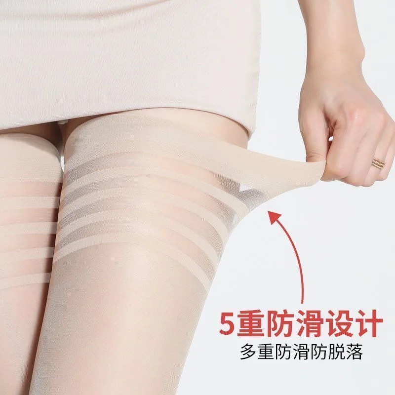 3Pairs Summer Thin Women high knee Stockings Non slip Anti hook Socks Silk Long Knee Thigh High knit Pineapple Wholesale  Sexy