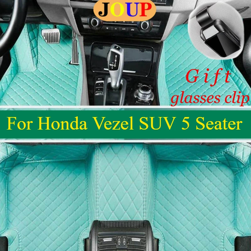 

For Honda Vezel SUV 5 Seater Car Floor Mats Custom All Weather Waterproof Carpets Covers Left /Right Hand Drive