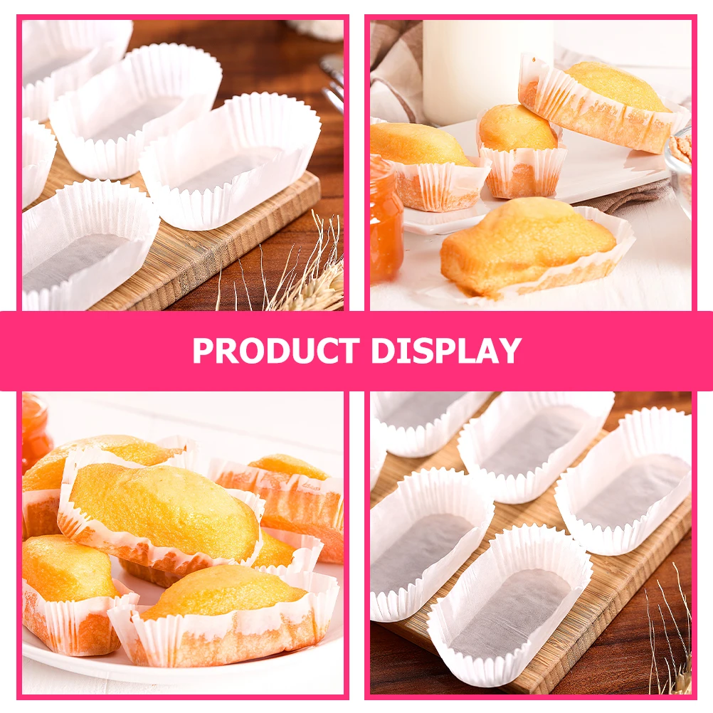 

2000 Pcs Cake Cups Pan Liners for Baking Disposable Bread Pans Paper Cakecup Loaf Cupcake