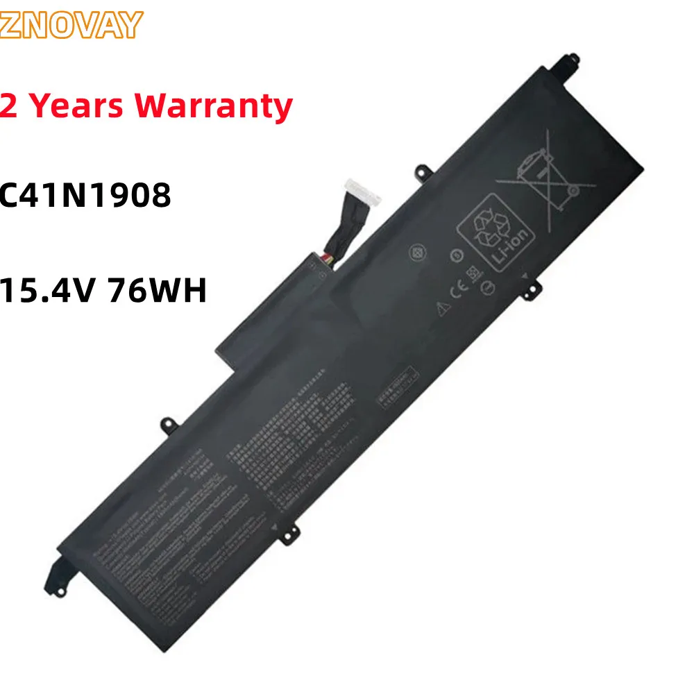 

C41N1908 0B200-03610000 Battery For Asus RoG Zephyrus G14 GA401 GA401II GA401IU GA401IV GA401IH GA401QE GA401QM GA401Q 4940mAh