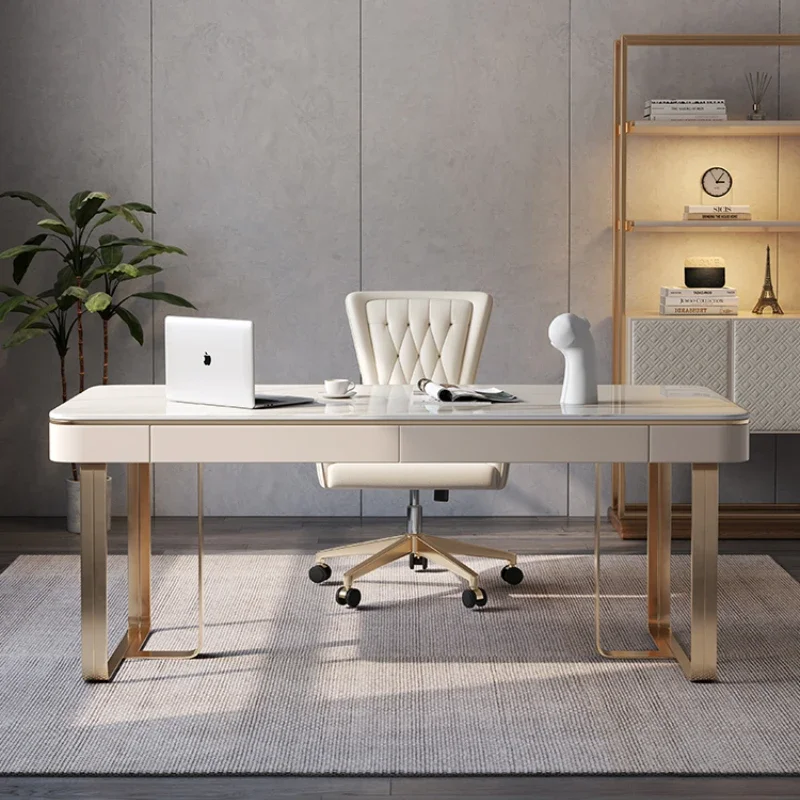 Minimalist Modern Wide Computer Desk Standing Organizer Big Study Executive Desk Home Office Japanese Scrivania Unique Furniture