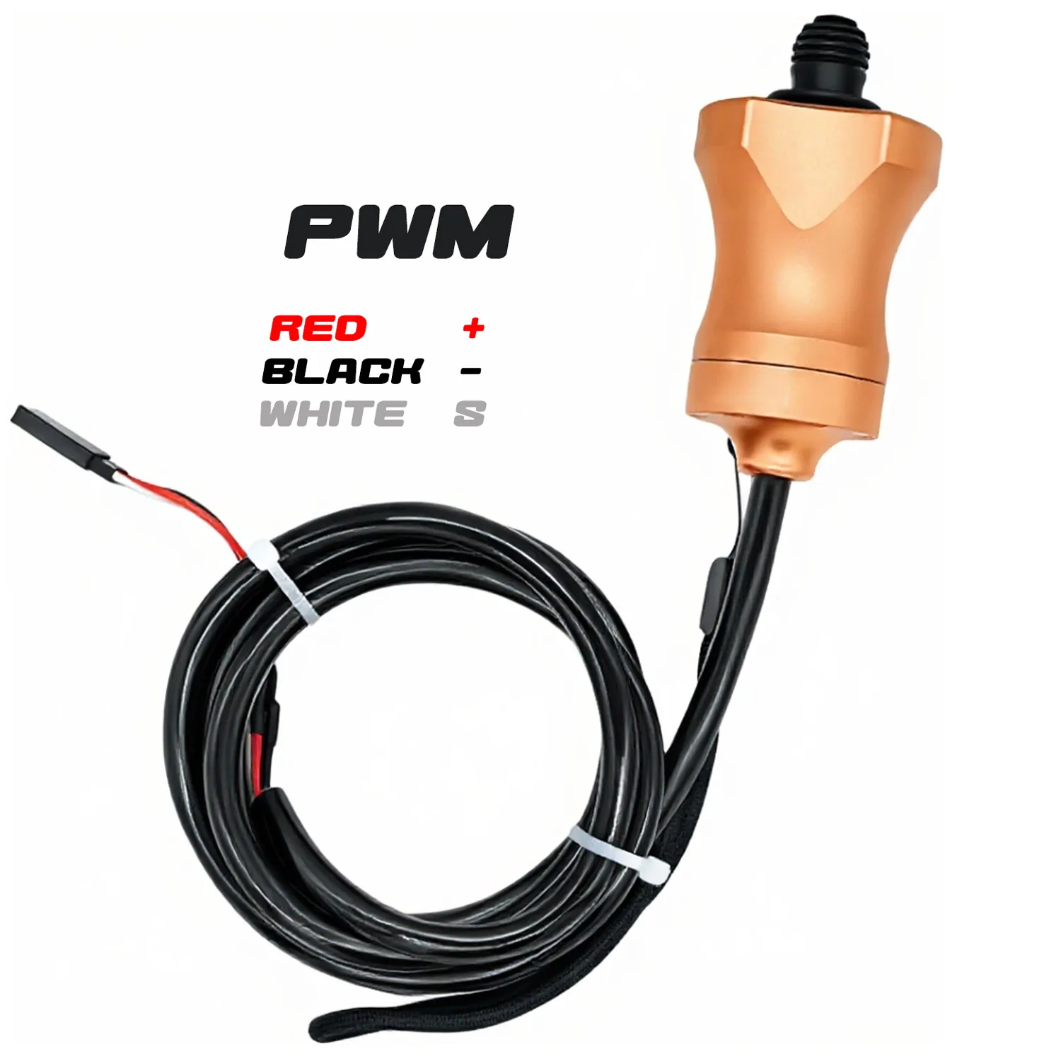 Joystick, control remoto con cable, carcasa de metal, resistente al agua, se puede utilizar bajo el agua, adecuado para barcos, tablas de remo