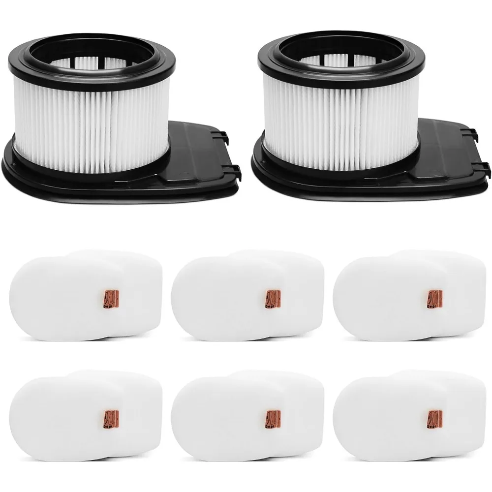 

Комплект сменных фильтров (HEPA и поролоновые) для легкого беспроводного вертикального пылесоса: 2 HEPA, 6 поролоновых