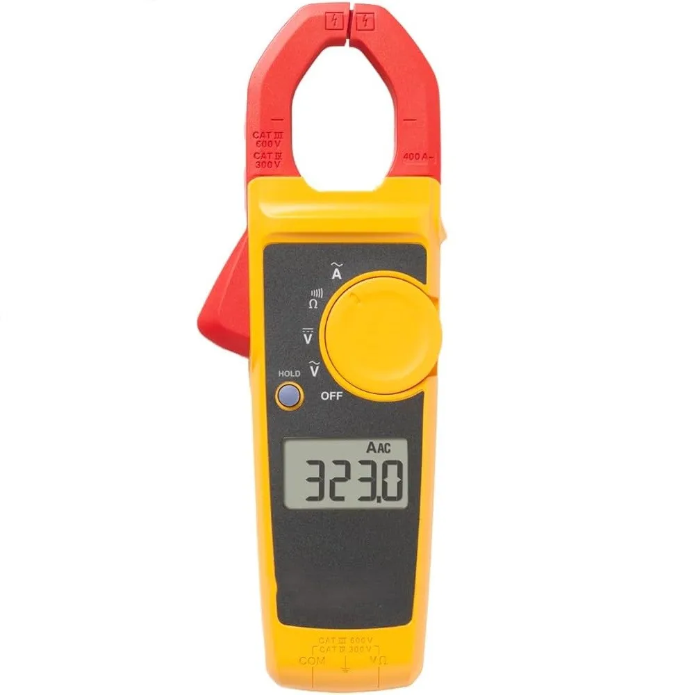 

Original New 323 True RMS Clamp Meter for Current, Voltage, and Continuity Testing