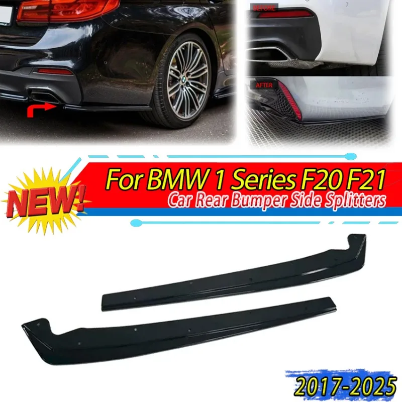 

Car Rear Bumper Side Splitters Flaps Corner Guard Protector Lip For BMW G30 G38 2017-2025 For M-Sport Body Kit Auto Accessories