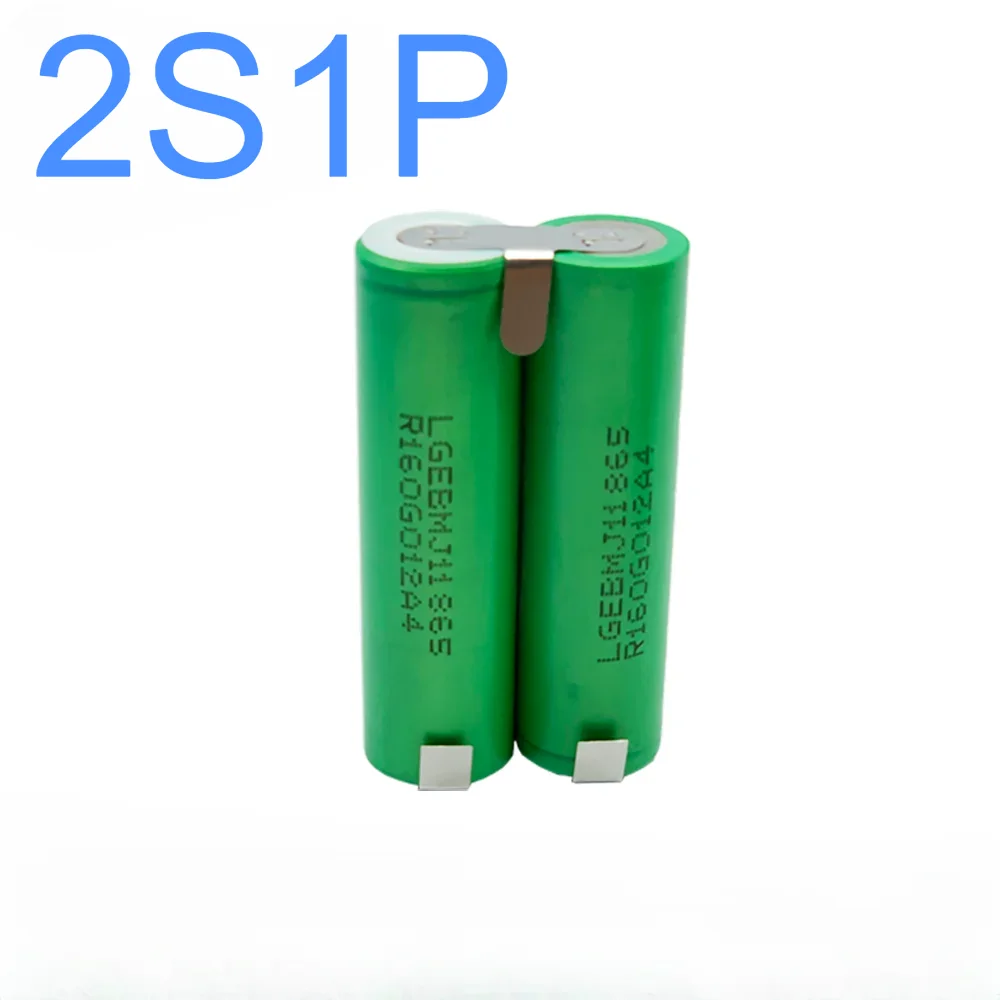 For 18V Screwdriver Battery 2S1P 1S3P 3S2P 4S2P 5S2P 8.4V 3.7V 10.8V 16.8V 18V MJ1 Battery Pack 18650 3500mAh Battery