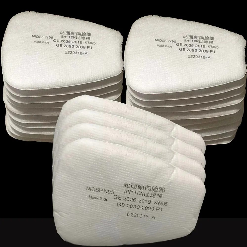 

5N11 Dust Cotton Filter Paper 501 Holder For 3M 6001/6200/7502/6800 Chemical Spraying Painting Respirator Gas Mask Accessories